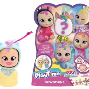 IMC TOYS GLOBAL CRY BABIES PLAYTIME Nuevos Llaveros Newborn Para Coleccionar Con Diferentes Expresiones Únicas Para Cada